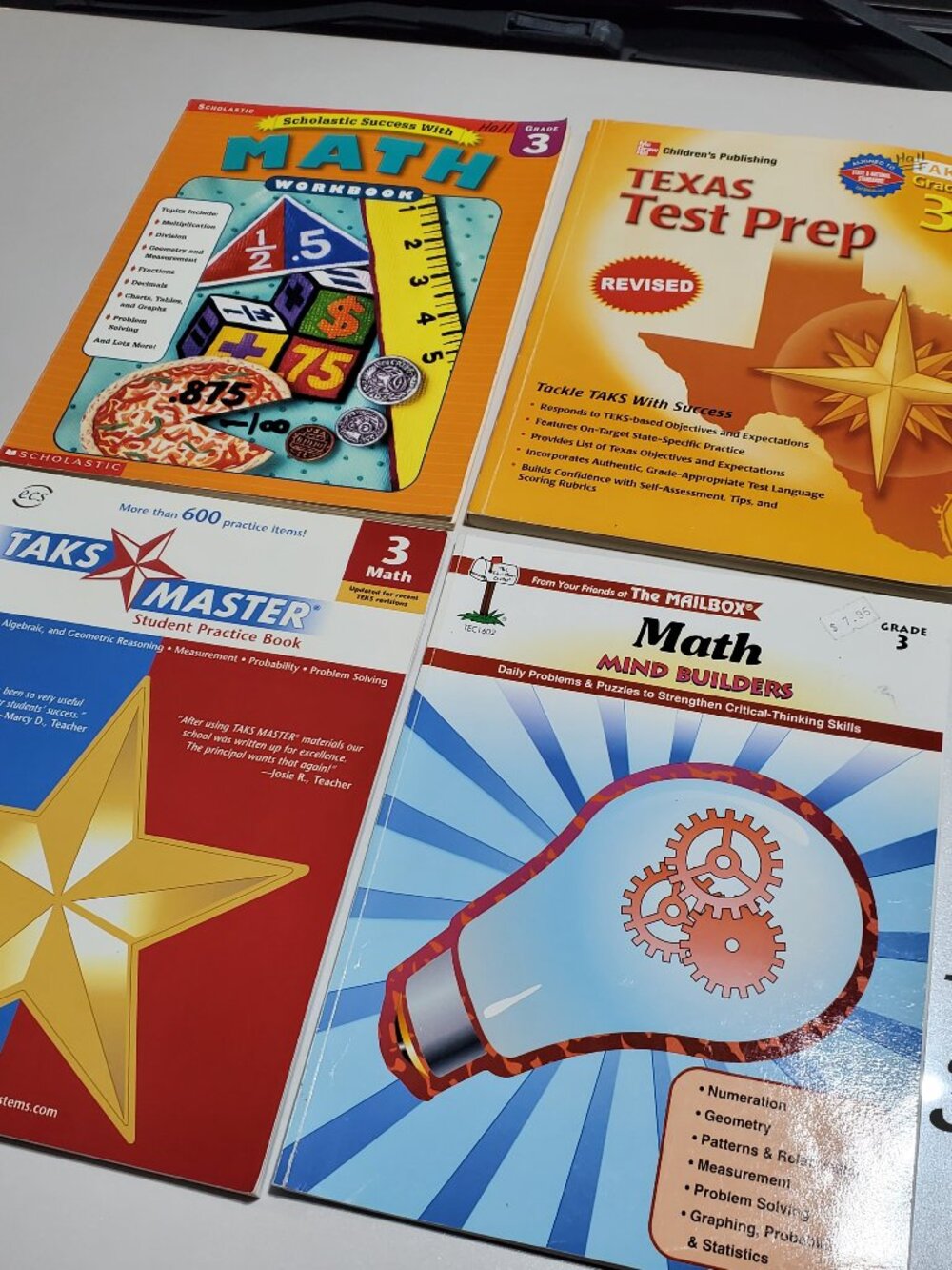 📚 Grade 3 Math Workbook Bundle – 4 Educational Books | Texas Test Prep & Math P - Picture 2 of 6